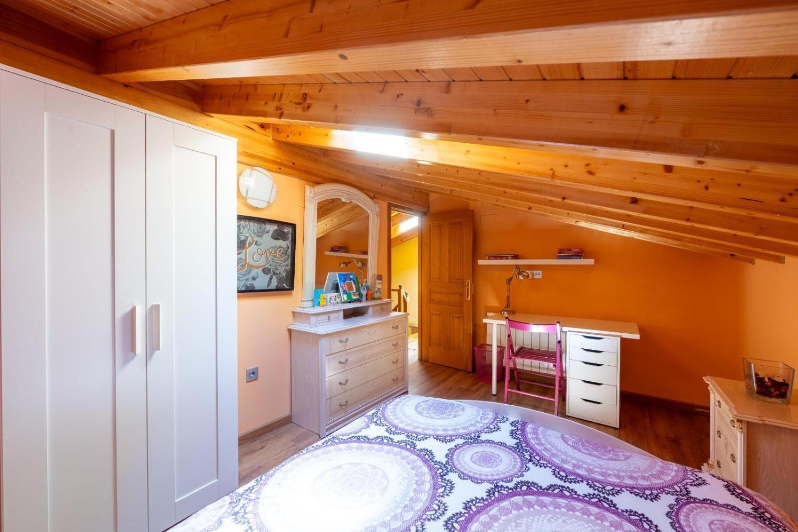 Casa En Campo De Caso Villa Bagian luar foto